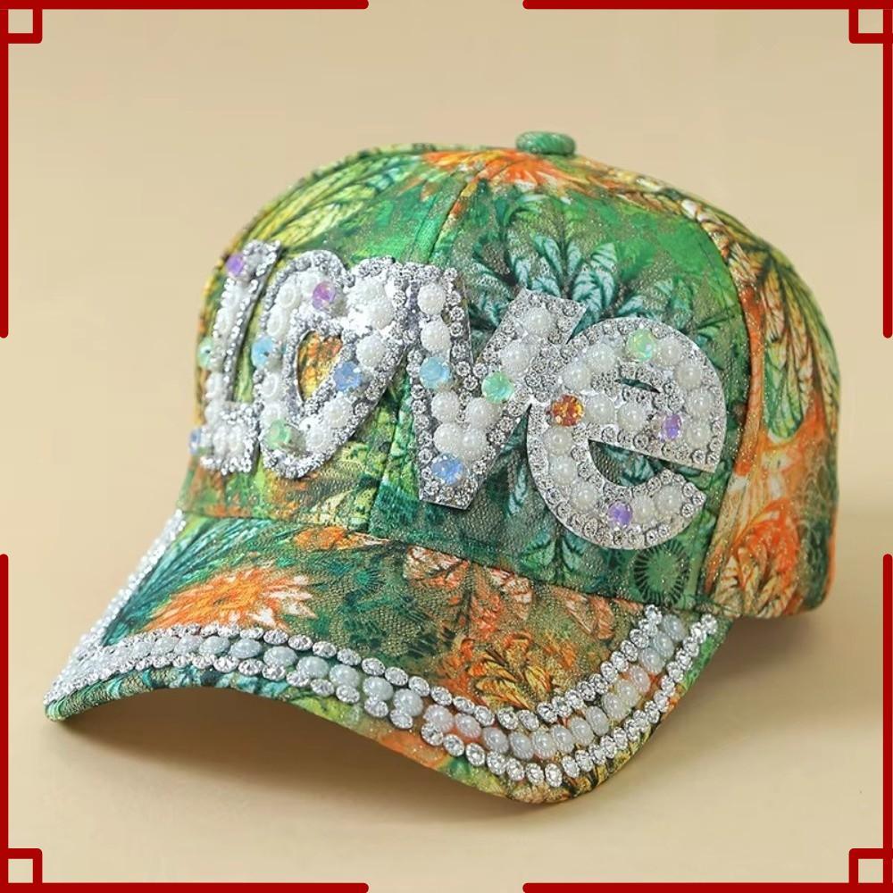 Boné Feminino De Lantejoulas , Bonés De Beisebol Coloridos Com Diamante Brilhante , Miçangas , Esporte , Lazer ,