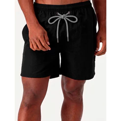 Short Aramis Masculino D'Água Elastico Logo Preto