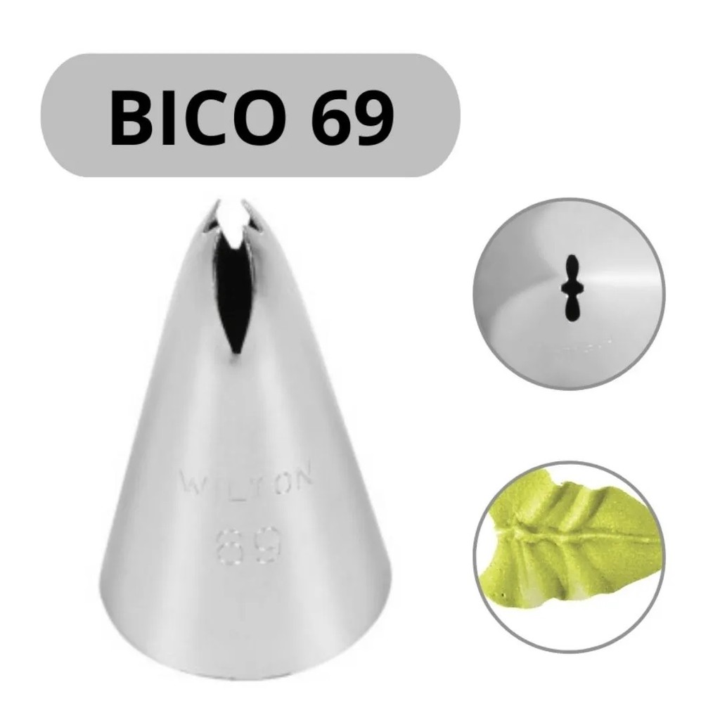 BICO PARA CONFEITAR AÇO INOX WILTON - FOLHA 69