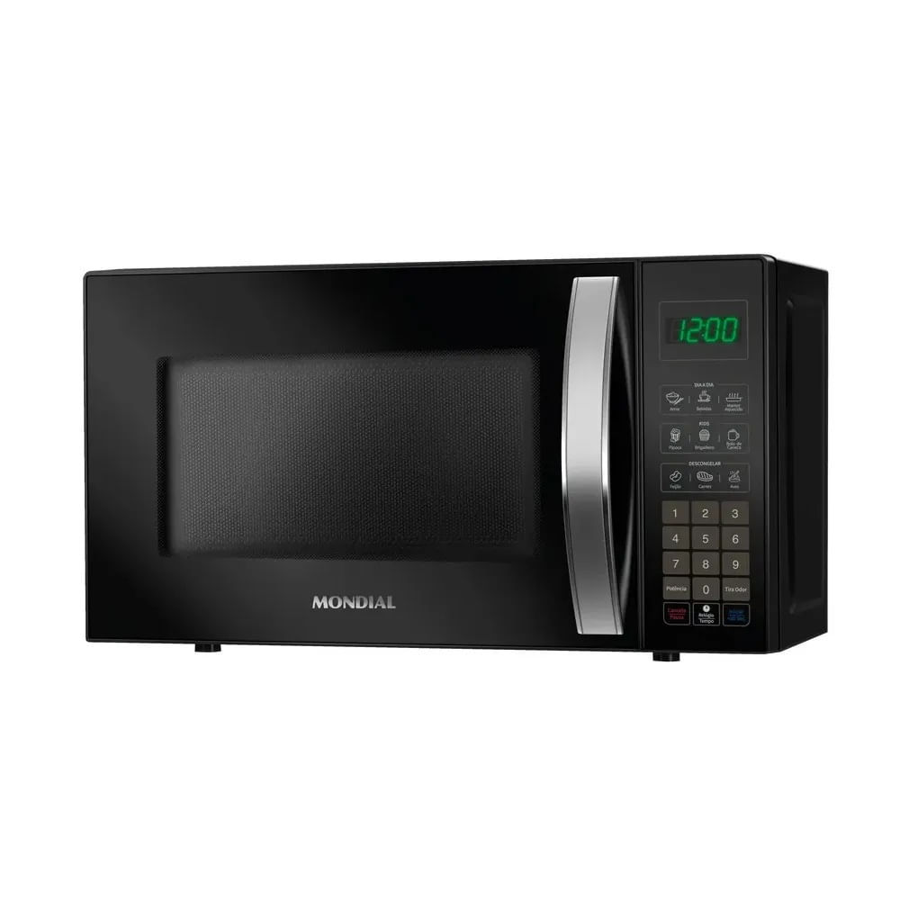 Micro-ondas Mondial 21 Litros Preto 1200W MO-01-21-B - 127 Volts
