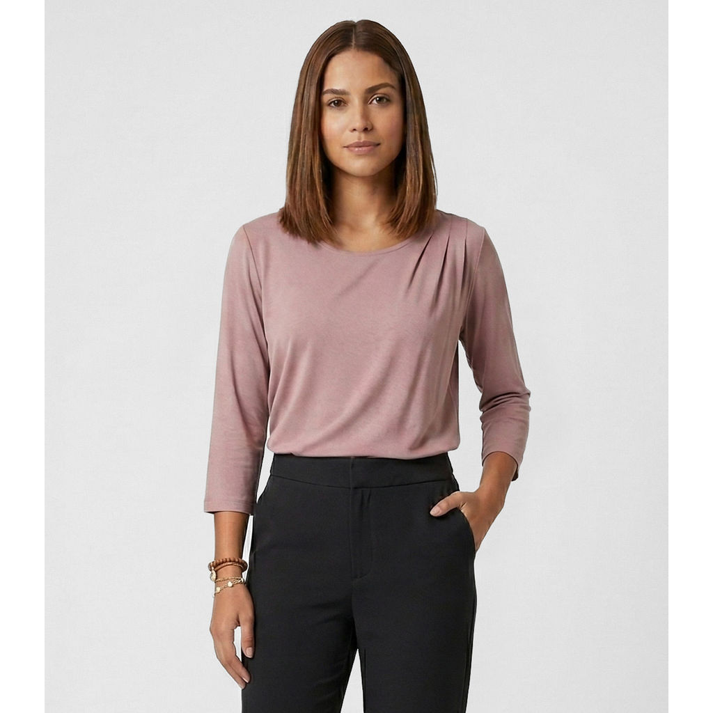 Blusa Feminina Manga 3/4 Endless Rosa