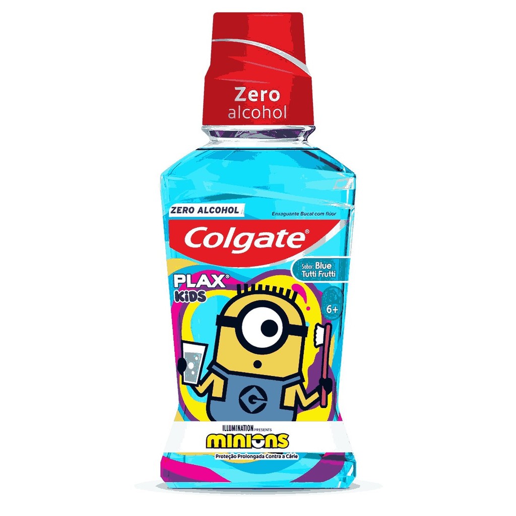 Enxaguante Bucal Infantil Colgate Plax Minions 250ml