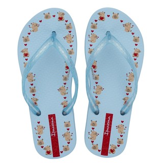 Chinelo Day Ipanema Rosa Azul Cereja Capivara Infantil Leve Macio Tira Fina Menina 27383