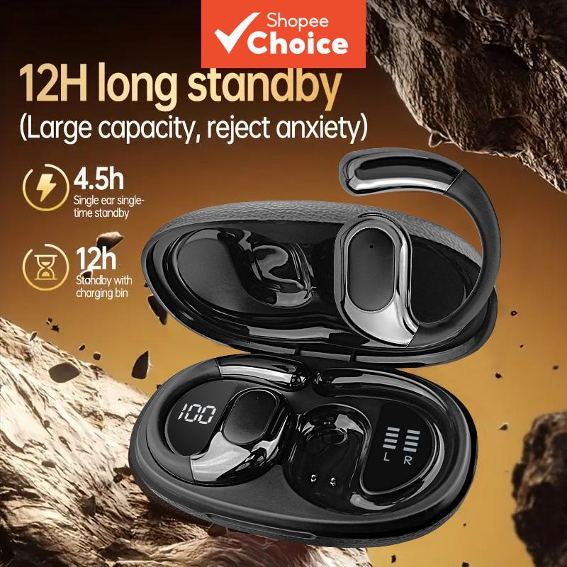 Bnixry K04 Fones de Ouvido sem Fio Bluetooth Esportivos HiFi Estéreo Earbuds Fones de Ouvido Gamer Cancelamento de Ruído