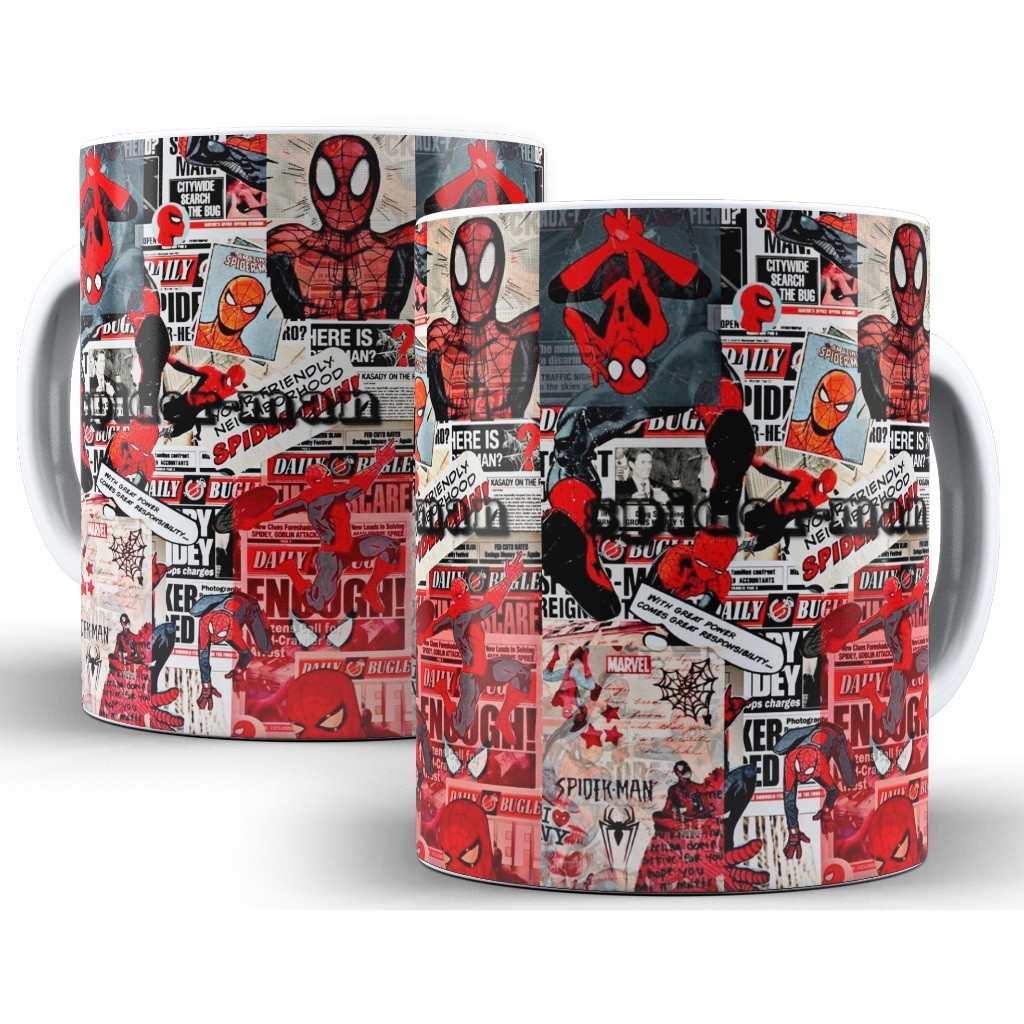 Caneca Homem Aranha Spider HQ Personalizada