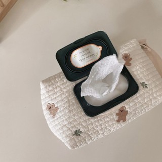 Ass Mom ins estilo removível viagem portátil Flip saco de armazenamento caixa de tecido de algodão saco de tecido molhad