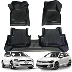 Jogo de Tapetes Com 3 Peças Interno Bandeja Golf Mk7 Mk7.5 2013 2014 2015 2016 2017 2018 2019 2020