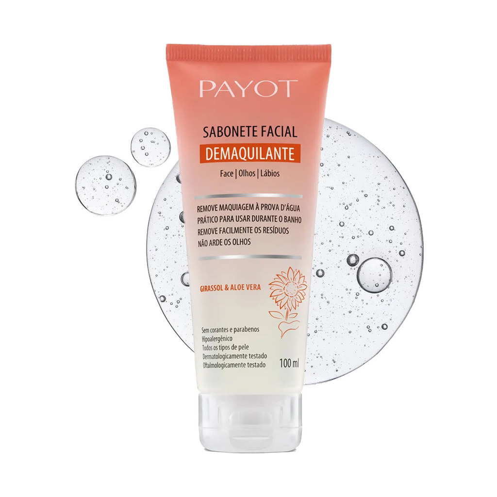 Sabonete Demaquilante Facial Payot 100ml