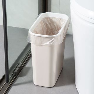 Lata de lixo doméstica quarto influenciador cozinha banheiro com anel de pressão lacuna toalete dedicado lata de lixo de