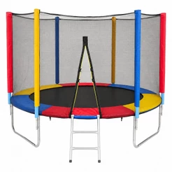 Cama Elástica Pula Pula 2,4m Trampolim Grande Suporta Até 250kg Castela