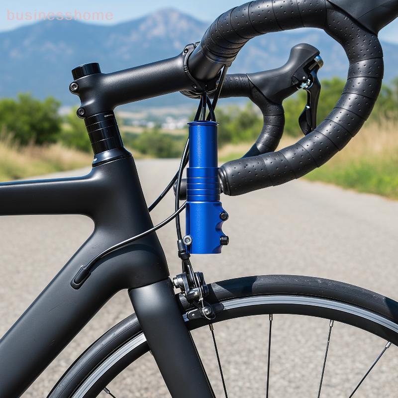 < busines > Extensor De Haste De Bicicleta Universal De Alumínio Resistente Ao Desgaste Ajustável Guiador Riser Para Out