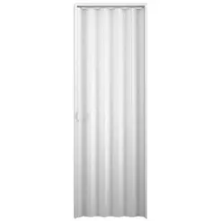 Porta Sanfonada Interna Plasbil PVC Branco, 210 x 80 cm