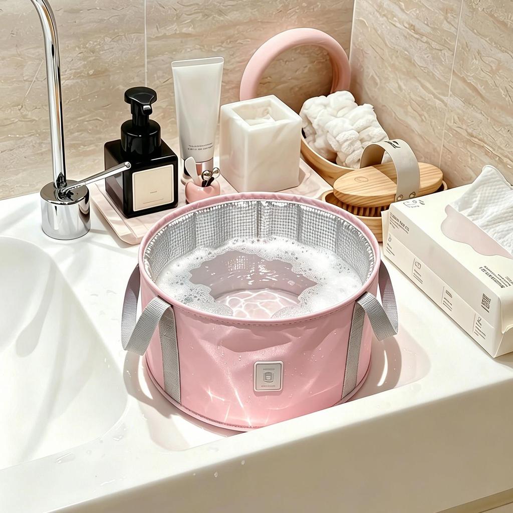 Bacia de água dobrável para viagem, portátil, viagem de negócios, Hotel, lavanderia, ferramenta útil, bacia dobrável, pr