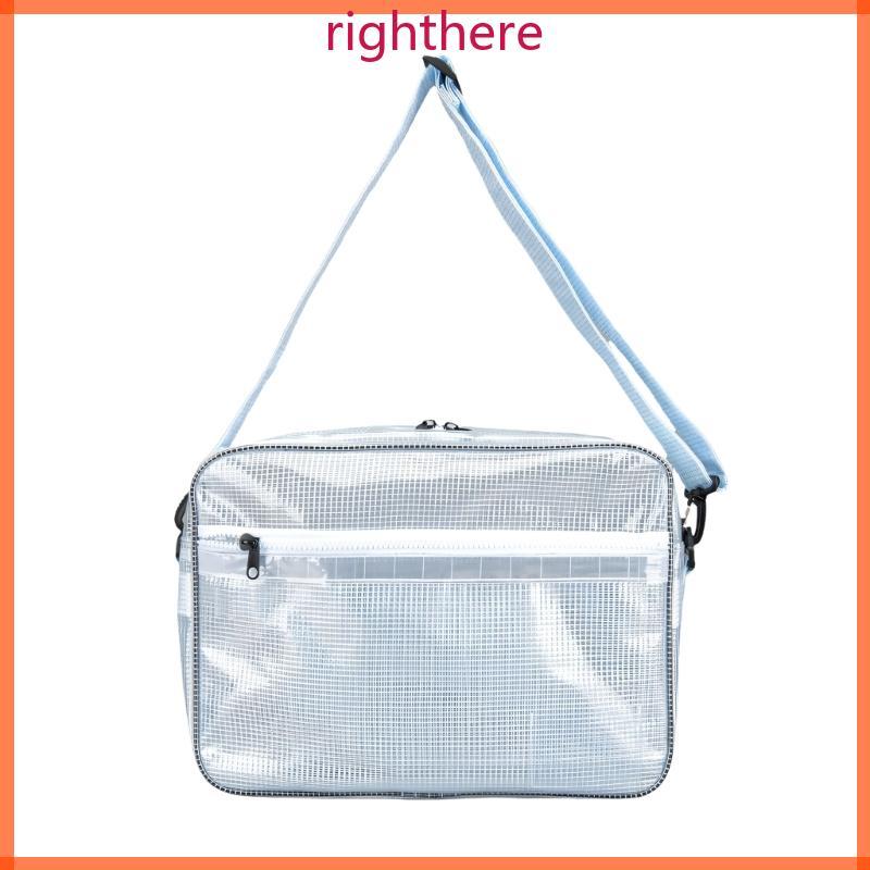 Bolsa Ombro Transparente Direita Para Computador Bolso Divisor Crossbody Uso Diário