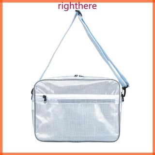 Bolsa Ombro Transparente Direita Para Computador Bolso Divisor Crossbody Uso Diário