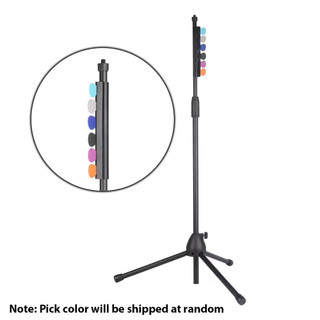 Solução de armazenamento de suporte de palheta de guitarra universal Karlak com 5 palhetas para suporte de microfone de