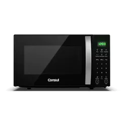 Micro-ondas 23 Litros com Função Marmita Preto Consul - CMS23AE