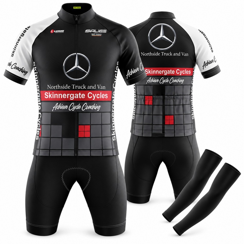 Conjunto Ciclismo Bermuda e Camisa Mountain Bike Mercedes Benz