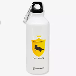 Garrafa com Mosquetão Personalizada Lufa-Lufa – Harry Potter