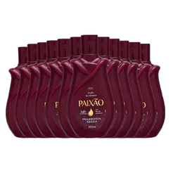 kit Loção Hidratante Paixão Framboesa Negra 200ml - 12 Unidades