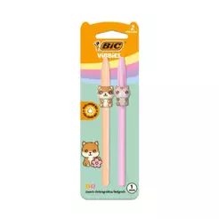 Caneta esferográfica 1.0 Vibbies Cachorro e Gato com 2 unidades Bic