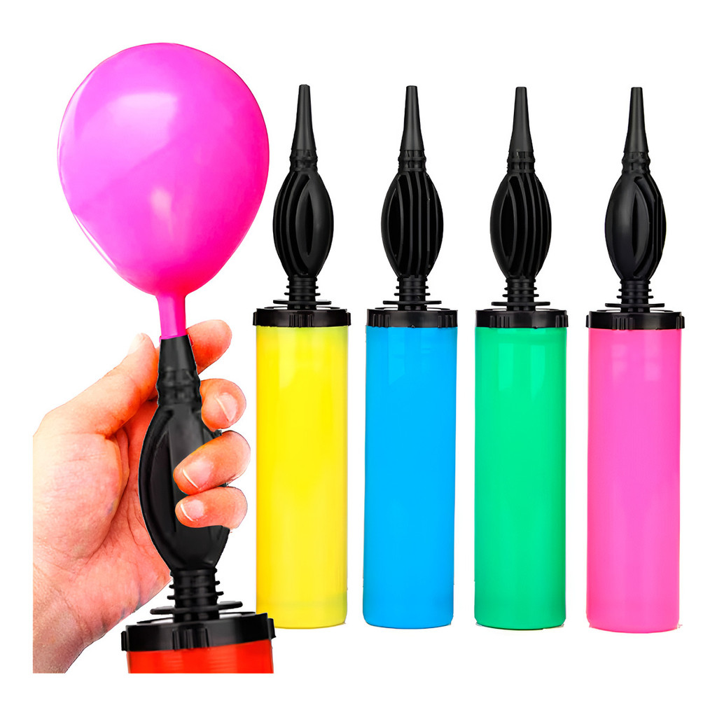 Bomba De Encher Balão  - Inflador Bexiga balões de efeito duplo premium para festas de aniversário