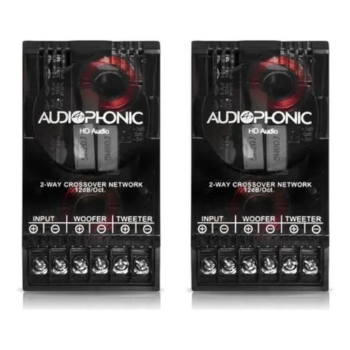 Par Crossover Audiophonic Club Kc 6.3 2 Vias Divisor de Frequências em Oferta na Shopee