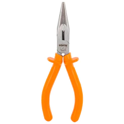 Alicate de Bico Meia Cana Curto 6" (150mm) Isolado SATA ST70041AST