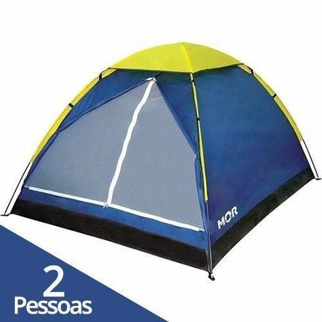 Mor Barraca De Camping 2 Pessoas Azul Impermeável Com Bolsa