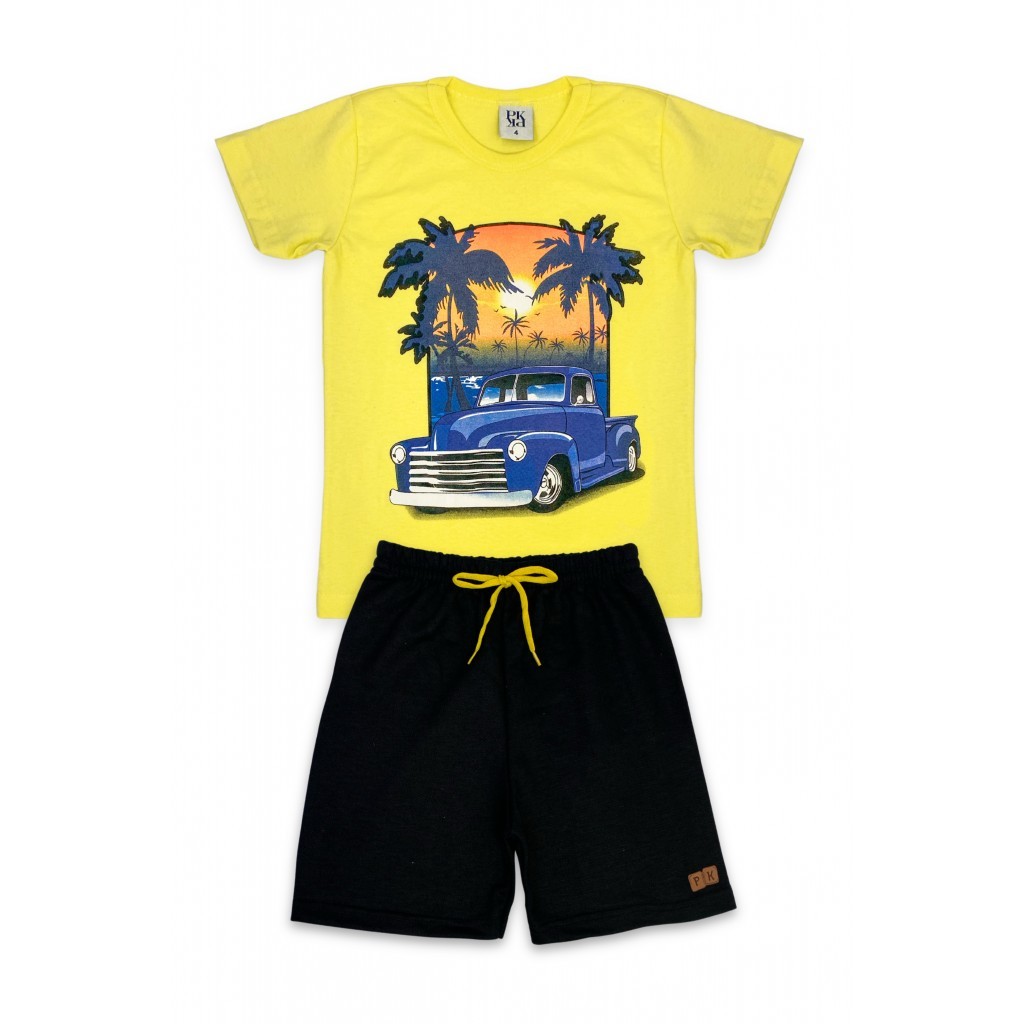 Conjunto Masculino Por Do Sol em Oferta na Shopee