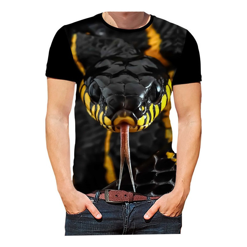 Camisa Camiseta Cobra Serpente Cascavel Bichos Hd _AND
