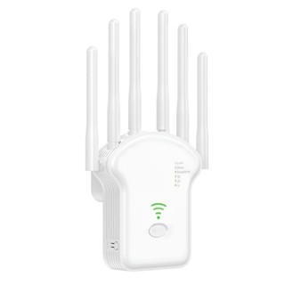 Repetidor Wi-Fi 300 Mbps com 6 Antenas – Amplificador de Sinal 2800 m Alcance Extensor Roteador em Oferta na Shopee