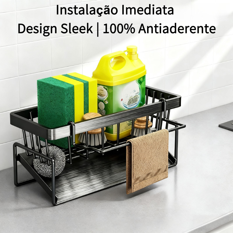 Escorredor Armazenamento De Cozinha Rack De Toalhas Racks De Esponja Drenagem de Sabonete prateleira em Oferta na Shopee