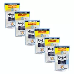 Kit 6 Refil Amaciante Concentrado Comfort Puro Cuidado 900ml