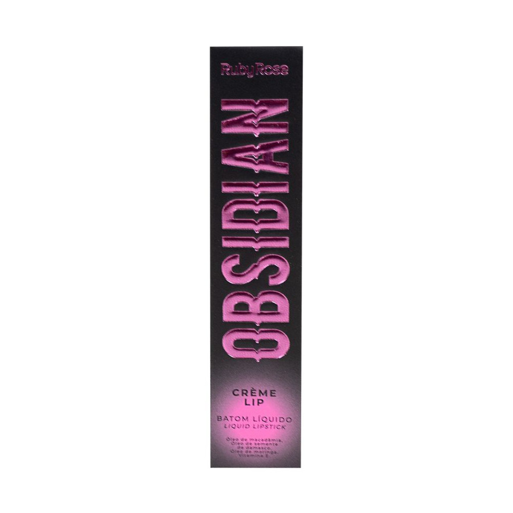 BATOM LABIAL LIQUIDO OBSIDIAN OCL05 - RUBY ROSE HB7100 · foto 2