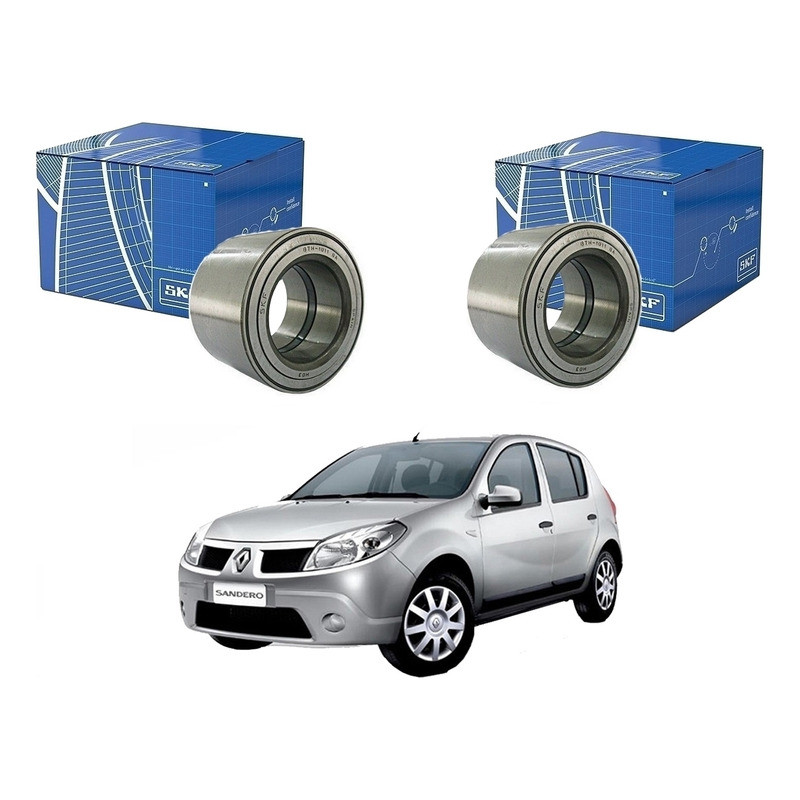 Par Rolamento Roda Dianteiro Skf Sandero 1.0 1.6 2007 A 2013 em Oferta na Shopee