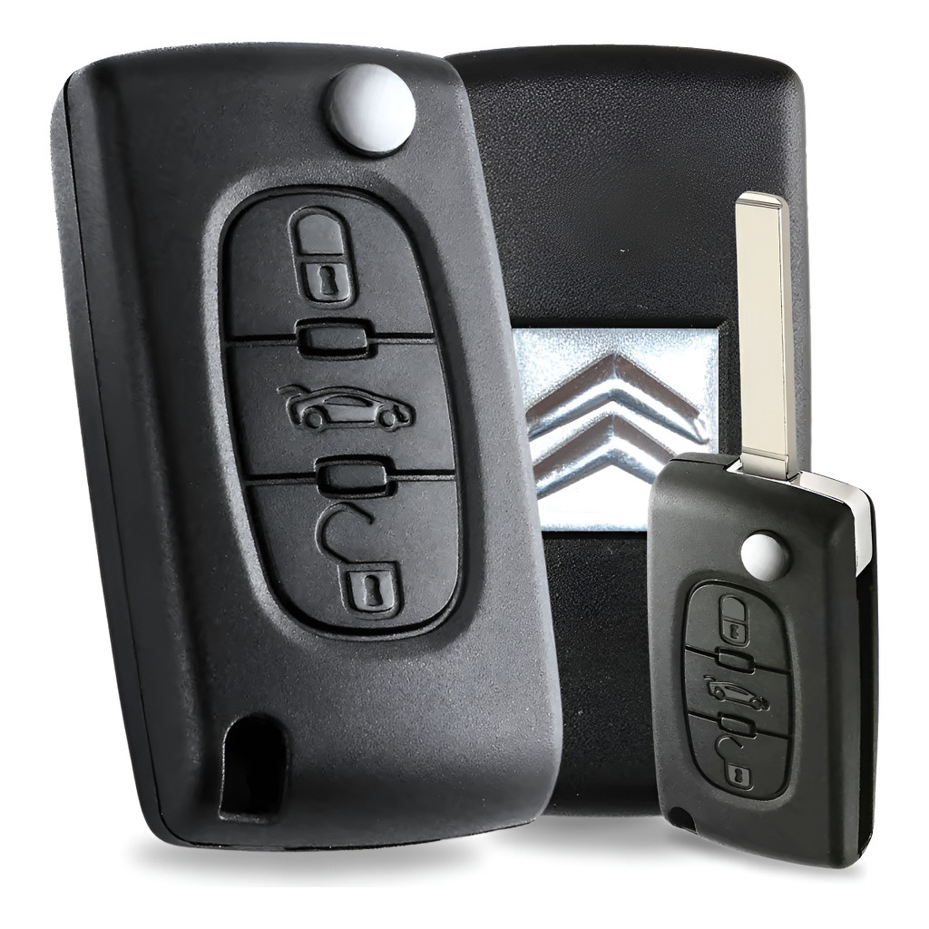 Chave Canivete Citroen C4 Hatch Aircross Vtr Bts Porta-malas