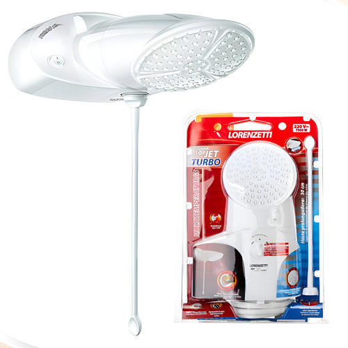 Chuveiro Lorenzetti 220v 7500w Top Jet Turbo C Pressurizador