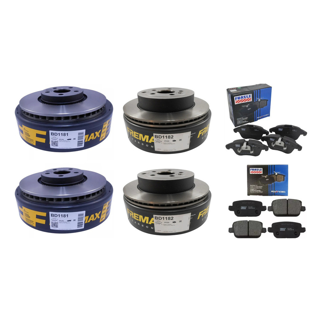 Kit Disco Pastilha Freio Diant + Tras Freelander 2 3.2 6 Cil