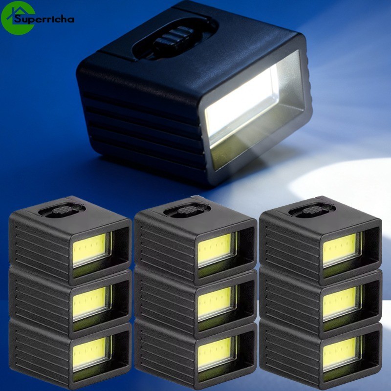 1/2/3 Unidades Mini Lanterna Externa-Luz De Trabalho De Iluminação COB Durável-Lâmpadas De Emergência De Bolso LED-Portá