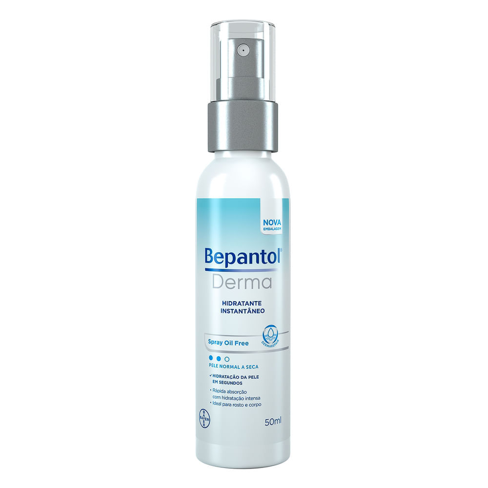 Bepantol Derma Spray Hidratante Instantâneo 50 ml em Oferta na Shopee