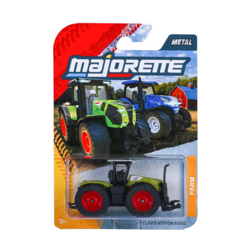 Miniatura Trator Claas Xerion 5000 - Farm Premium - Majorette - 1/64