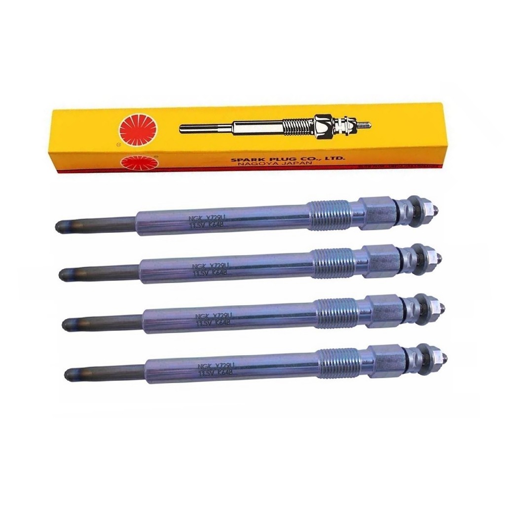 Kit 4 Velas Aquecedoras Chevrolet S10 2.8 TB-Intercoller MWM Sprint 2000/2005 NGK Y-729U