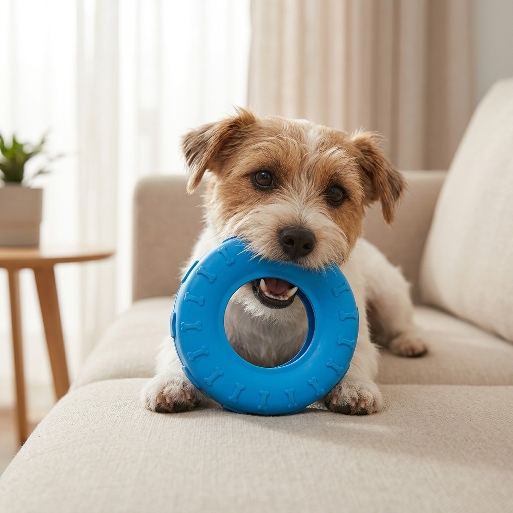 Cão TPR Chew Toy Bone Shape Produto Durável Para Animais De Estimação Cães Pequenos E Médios