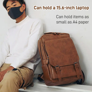 [Versatile Use] Leather Backpack for Outdoor Adventure and Travel/Outdoor Backpack/Business Backpack