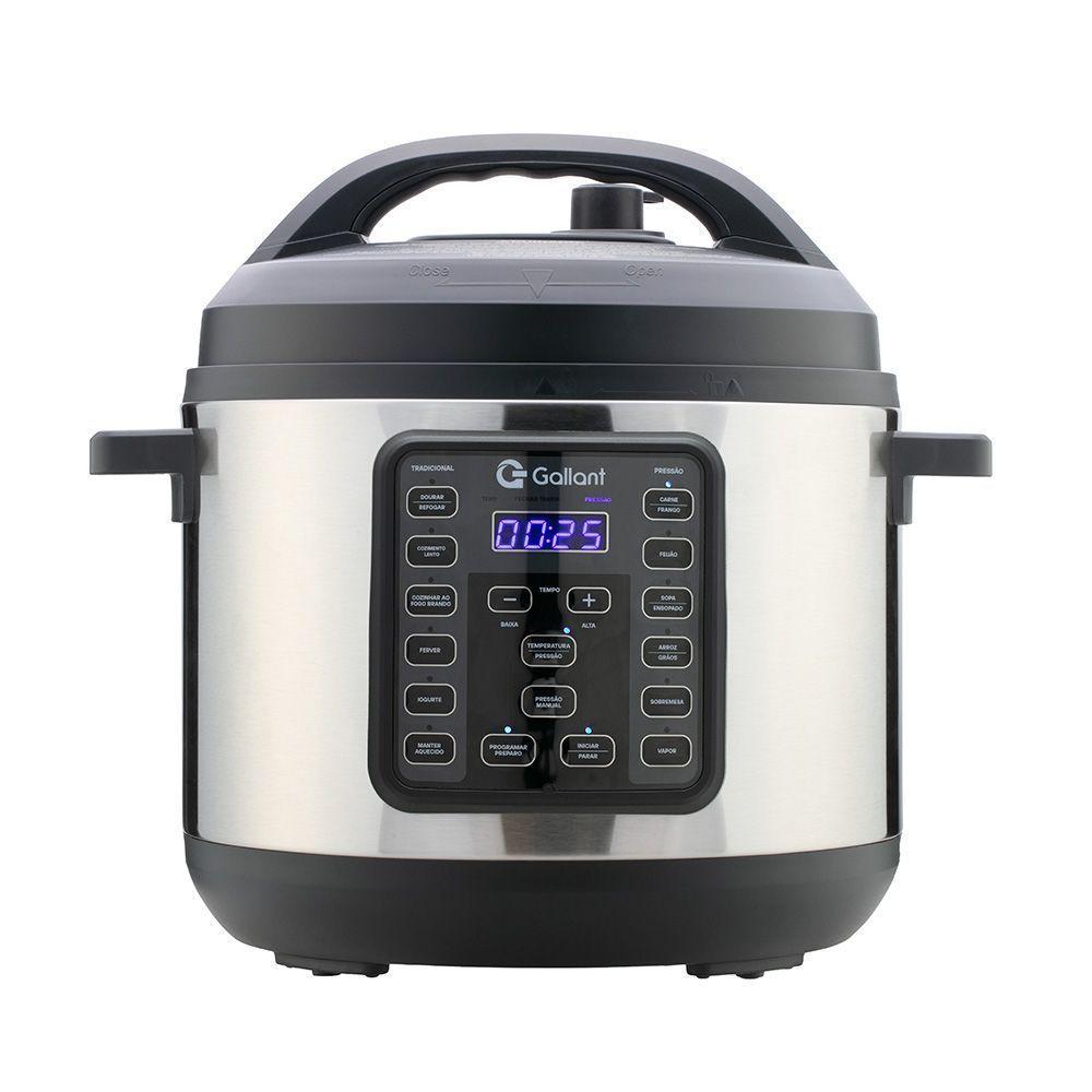 Panela de Pressão Elétrica Digital Gallant 6L GPP06 15 Funções Clique E Pronto I