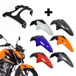 PARALAMA CG 160 DIANTEIRO A + B COM SUPORTE MODELO 2025 FAN CG TITAN START 2014 ATÉ 2025