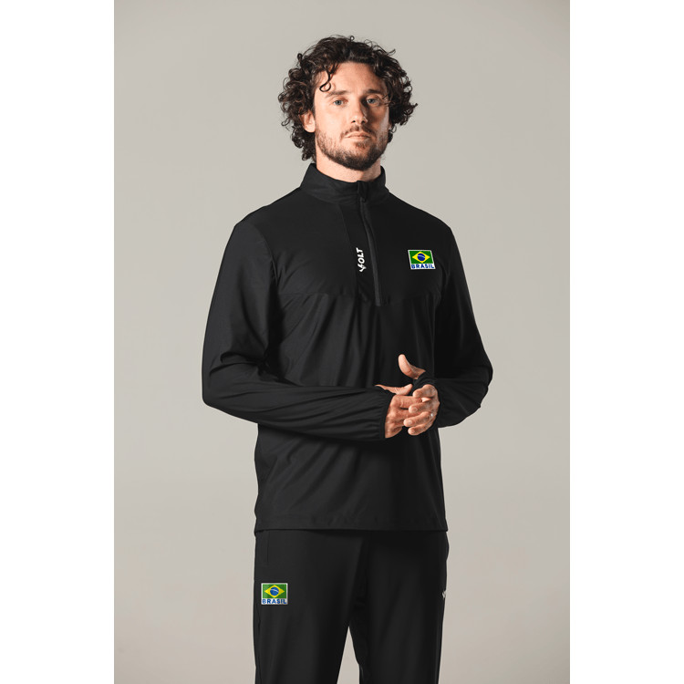 Blusão Vôlei Brasil Oficial Masculina Volt