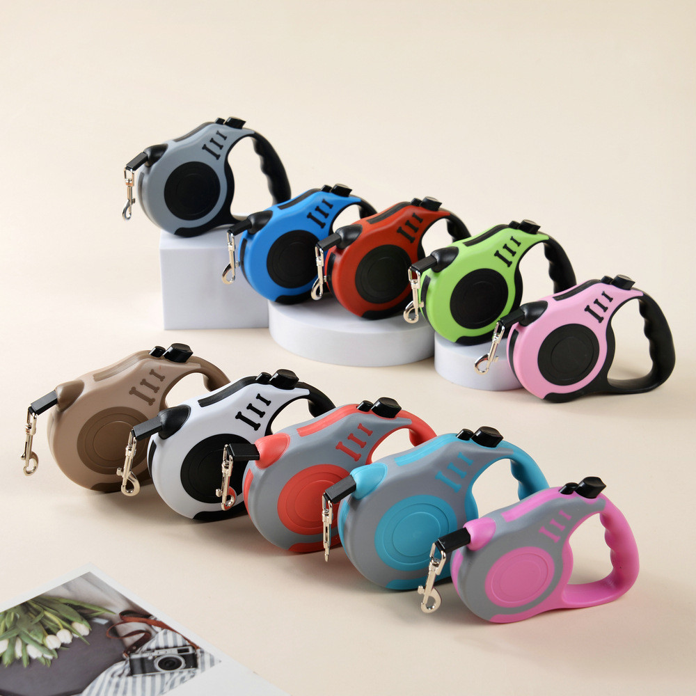 Coleira para animais de estimação, coleira retrátil automática para cães de estimação, coleira para caminhada de cães, c