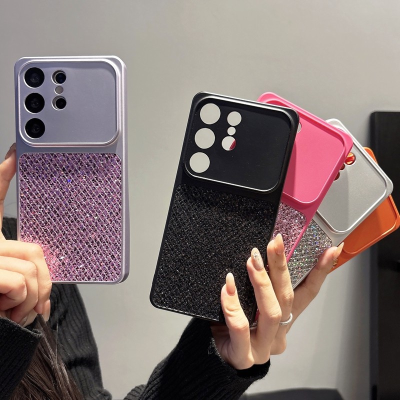 Capa De Telefone Luxuosa Bling Glitter Para Samsung Glaxy A57 A37 A27 A17 A07 A56 A36 A26 A16 A06 A55 A35 A25 A15 A05S 4